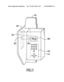 Glucose Measuring Device Integrated Into a Holster for a Personal Area Network Device diagram and image