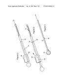 Cannulated apertured grooved director diagram and image