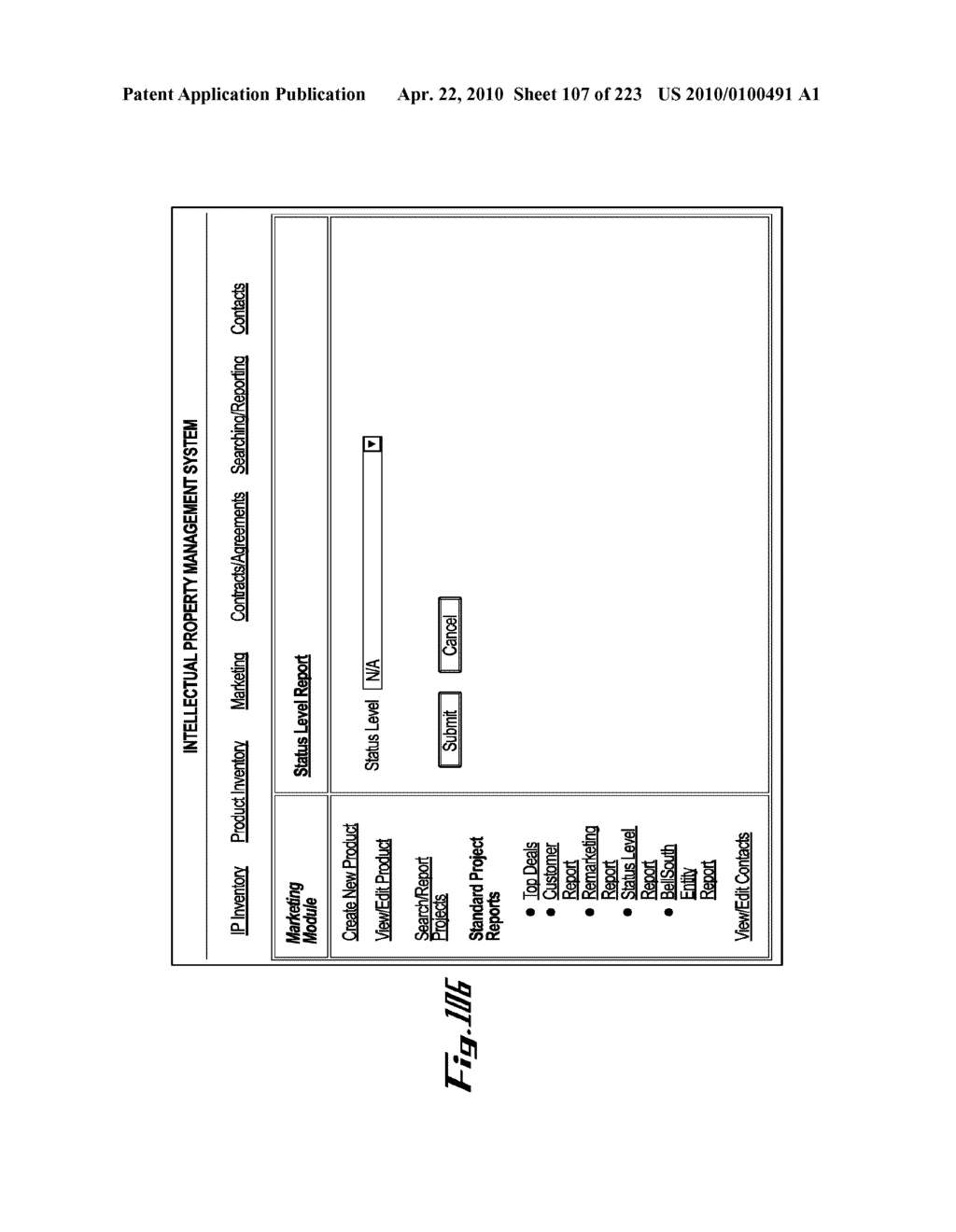 System and Method for Managing Intellectual Property Life Cycles - diagram, schematic, and image 108