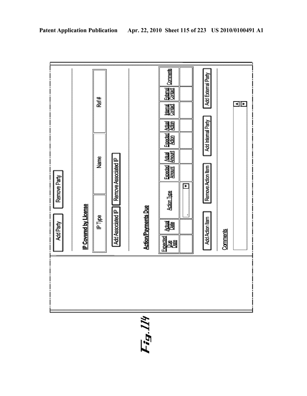 System and Method for Managing Intellectual Property Life Cycles - diagram, schematic, and image 116