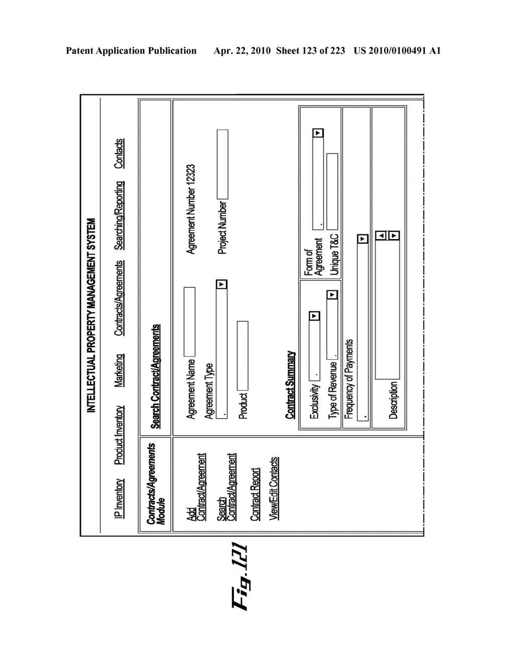 System and Method for Managing Intellectual Property Life Cycles - diagram, schematic, and image 124