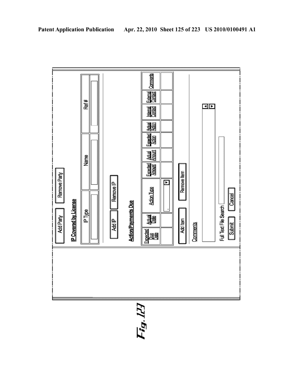 System and Method for Managing Intellectual Property Life Cycles - diagram, schematic, and image 126