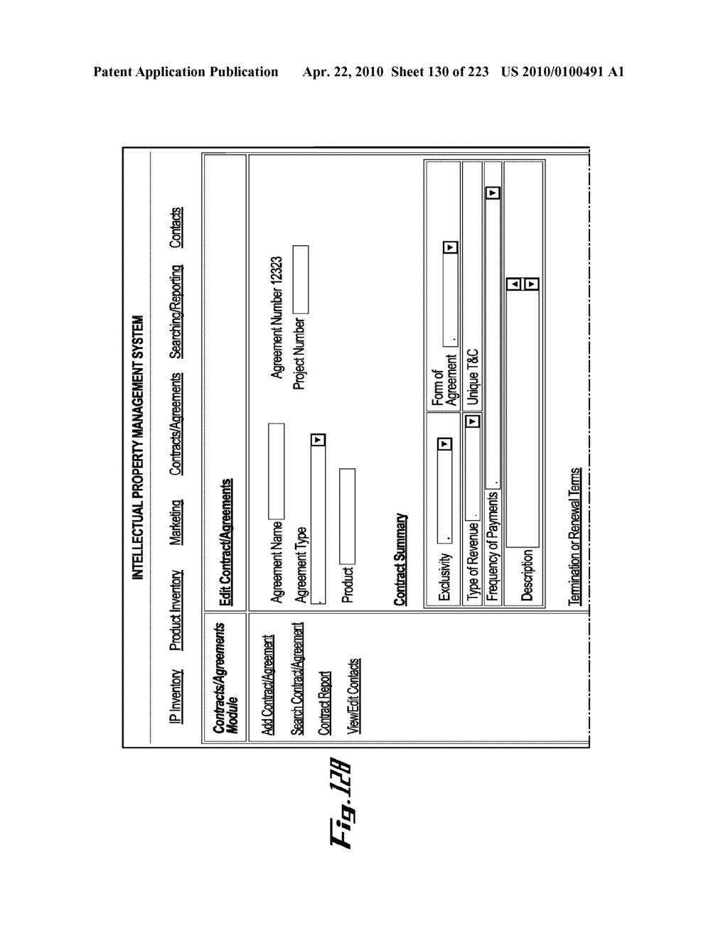 System and Method for Managing Intellectual Property Life Cycles - diagram, schematic, and image 131