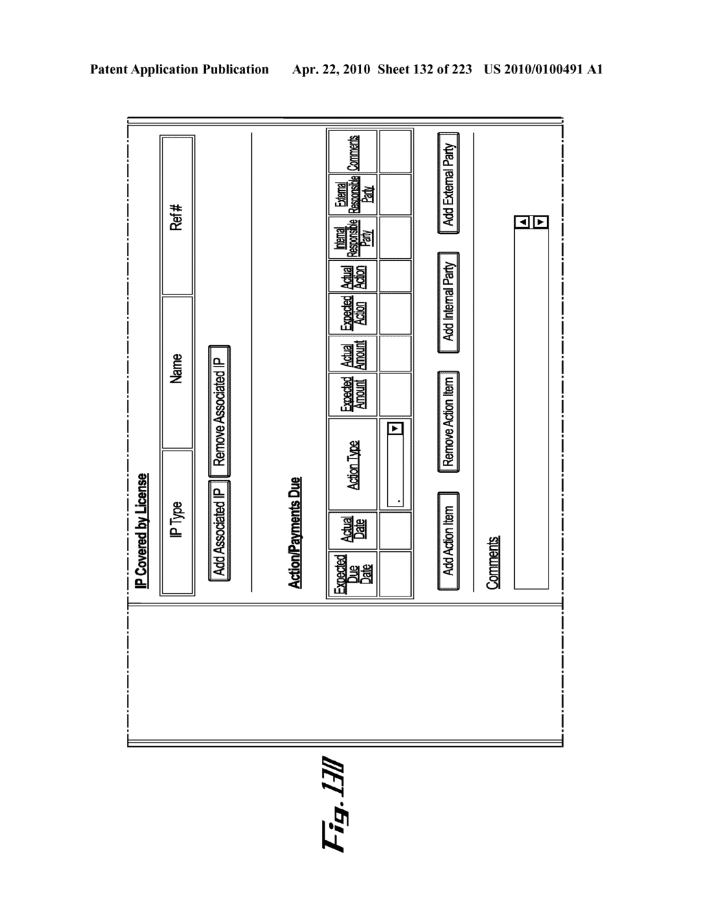 System and Method for Managing Intellectual Property Life Cycles - diagram, schematic, and image 133