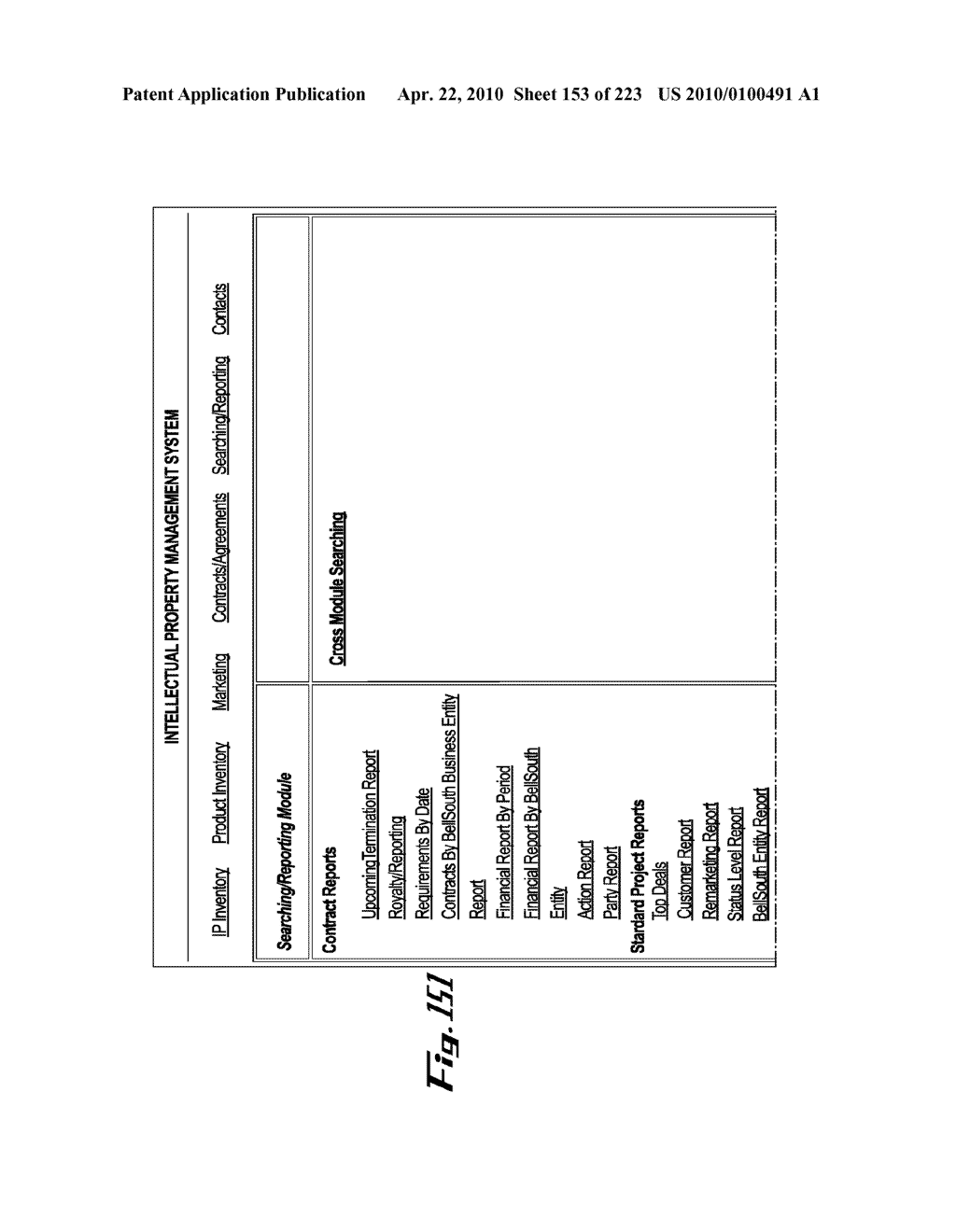 System and Method for Managing Intellectual Property Life Cycles - diagram, schematic, and image 154