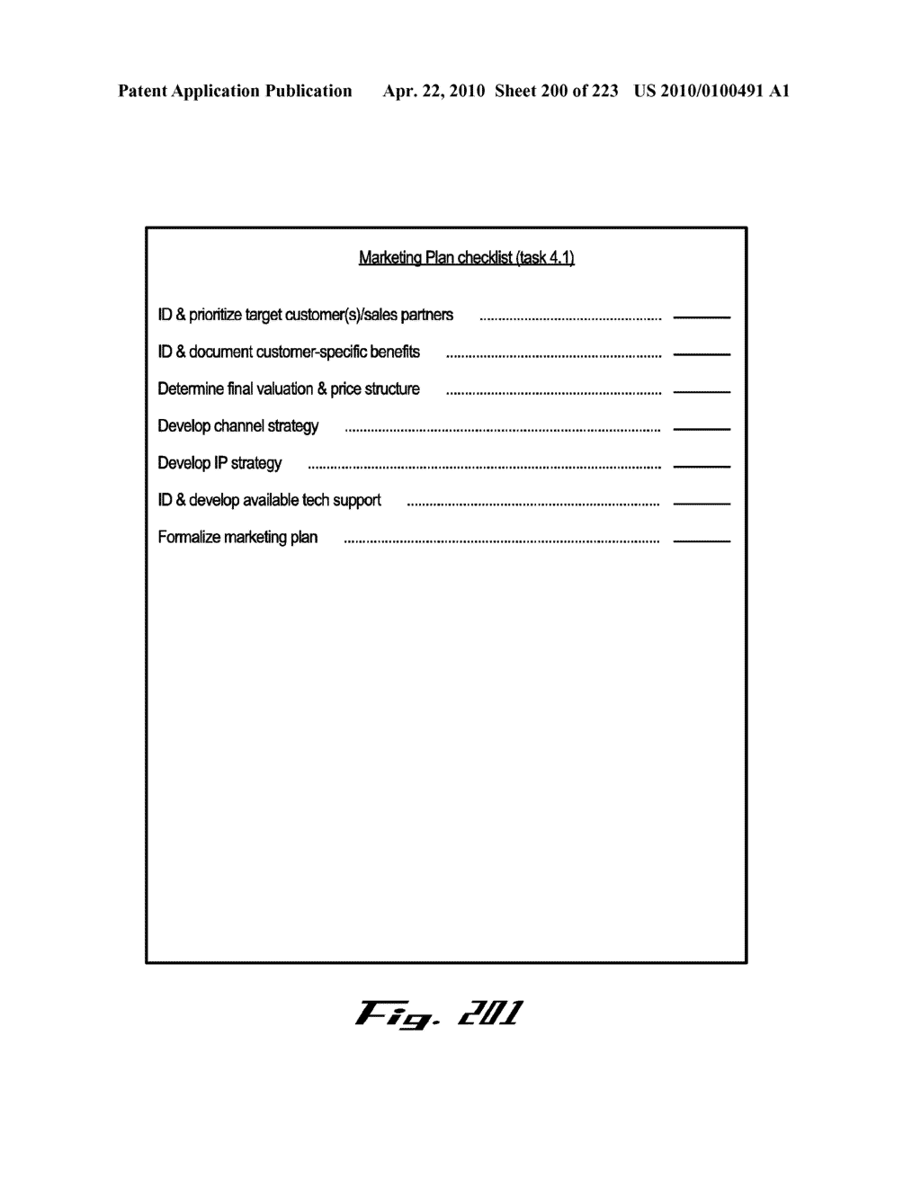 System and Method for Managing Intellectual Property Life Cycles - diagram, schematic, and image 201