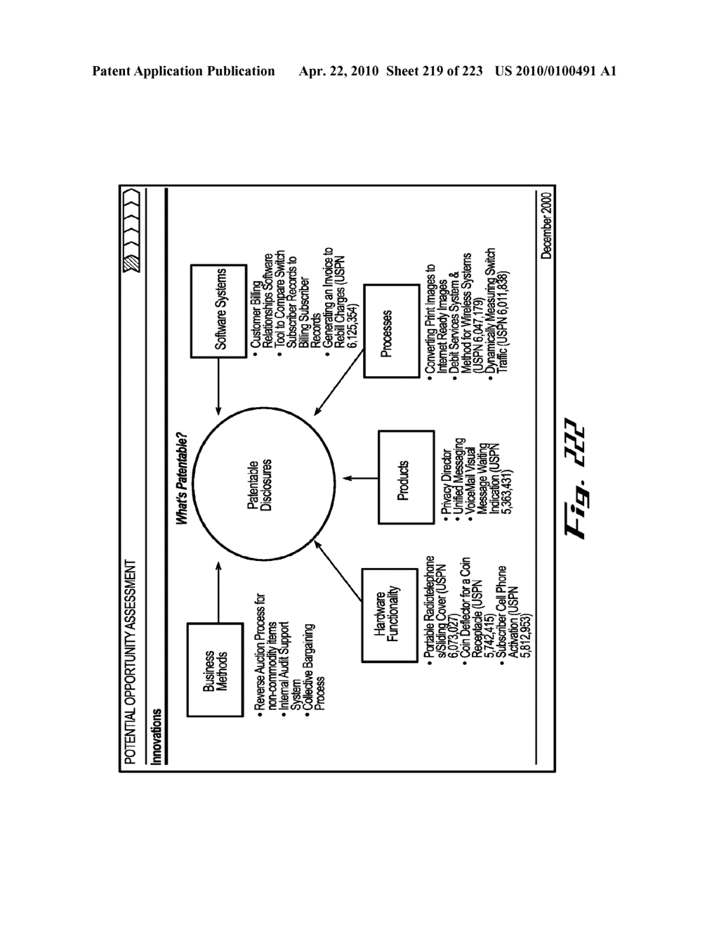 System and Method for Managing Intellectual Property Life Cycles - diagram, schematic, and image 220
