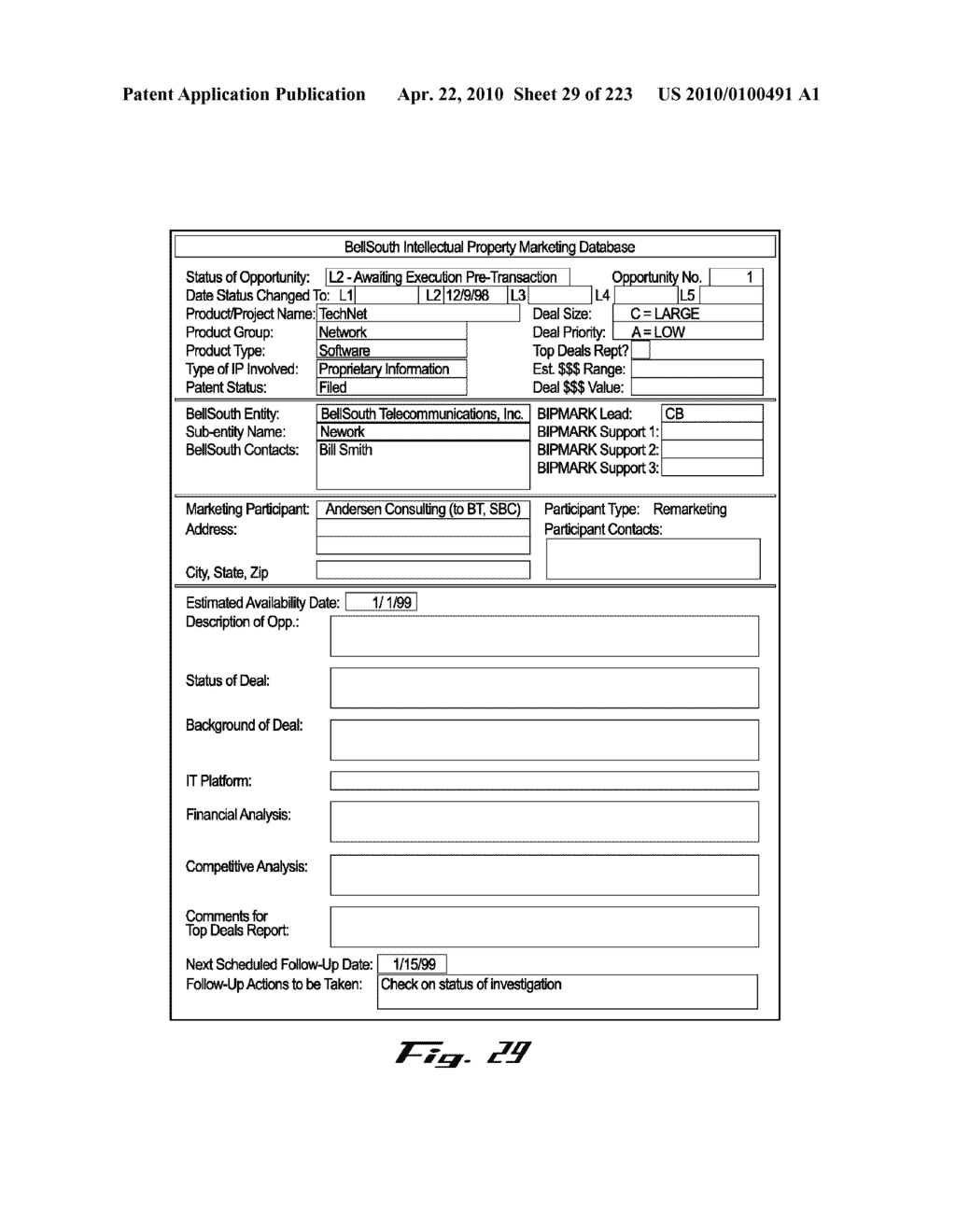 System and Method for Managing Intellectual Property Life Cycles - diagram, schematic, and image 30