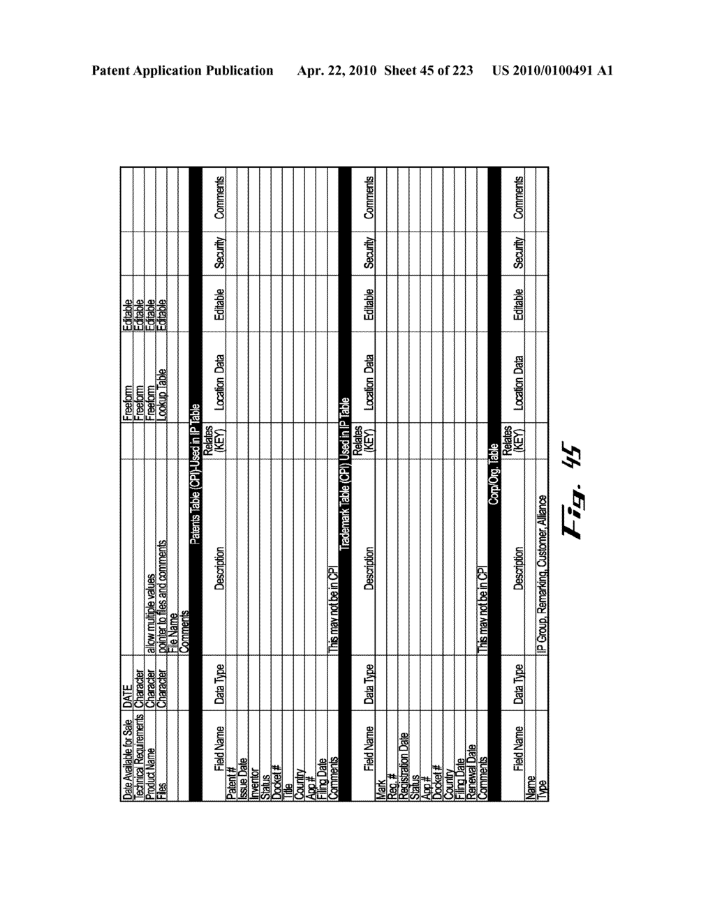 System and Method for Managing Intellectual Property Life Cycles - diagram, schematic, and image 46