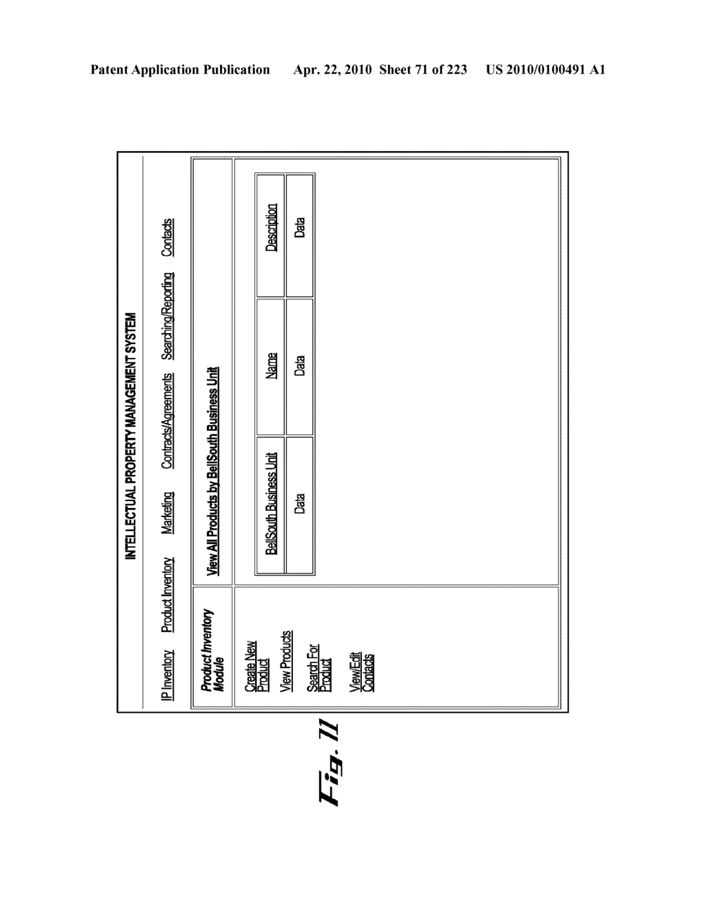 System and Method for Managing Intellectual Property Life Cycles - diagram, schematic, and image 72