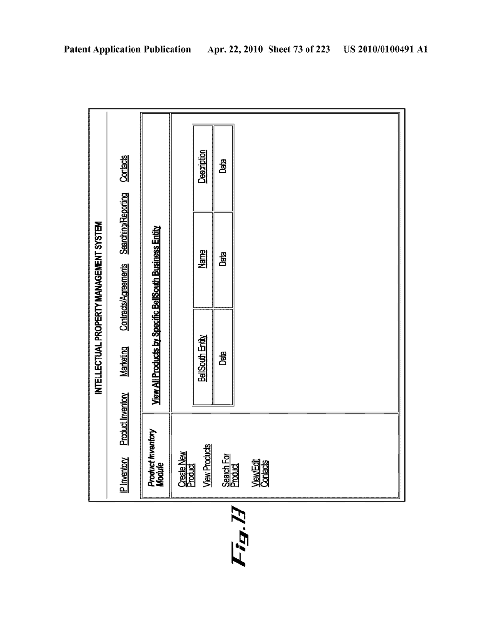 System and Method for Managing Intellectual Property Life Cycles - diagram, schematic, and image 74