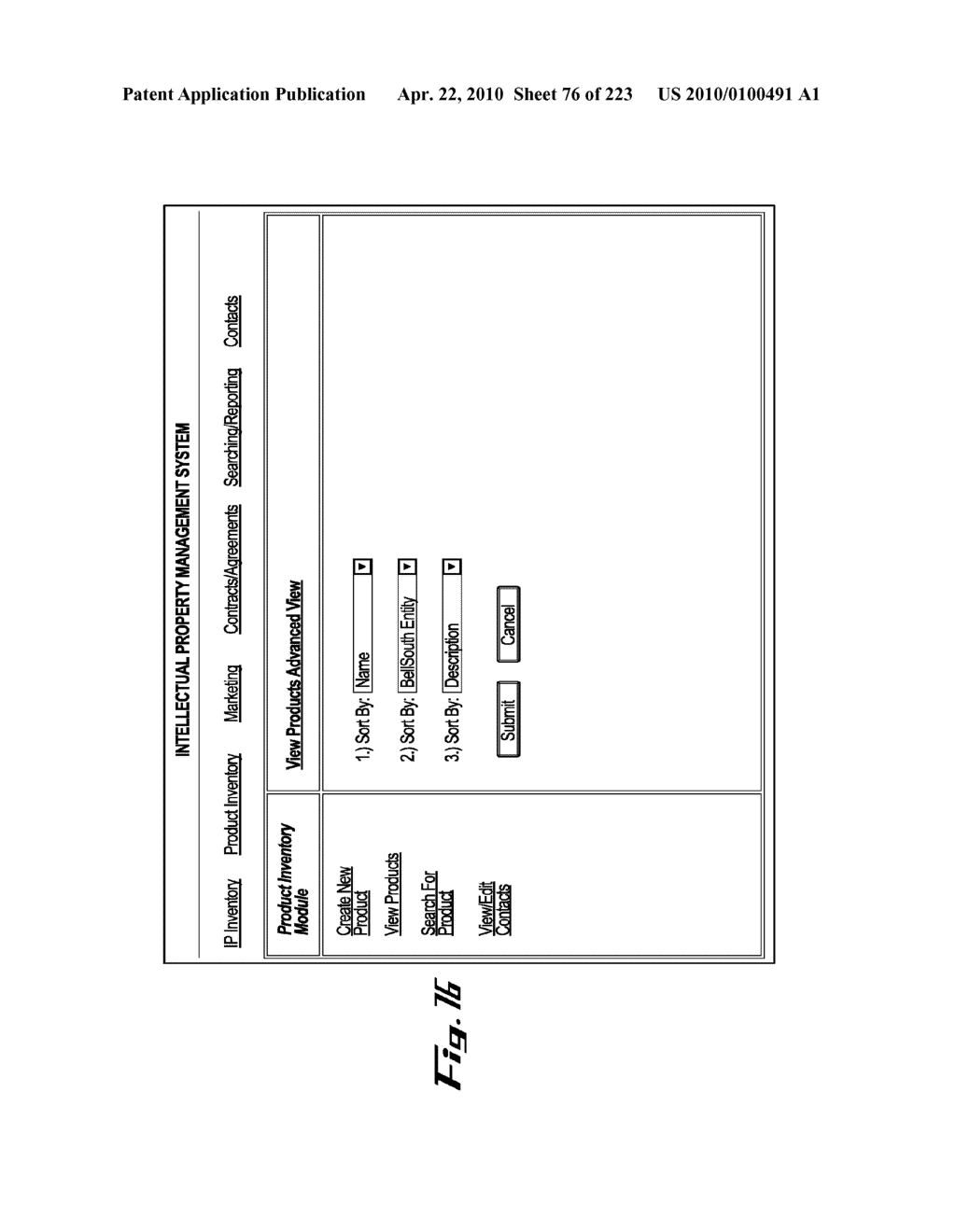 System and Method for Managing Intellectual Property Life Cycles - diagram, schematic, and image 77