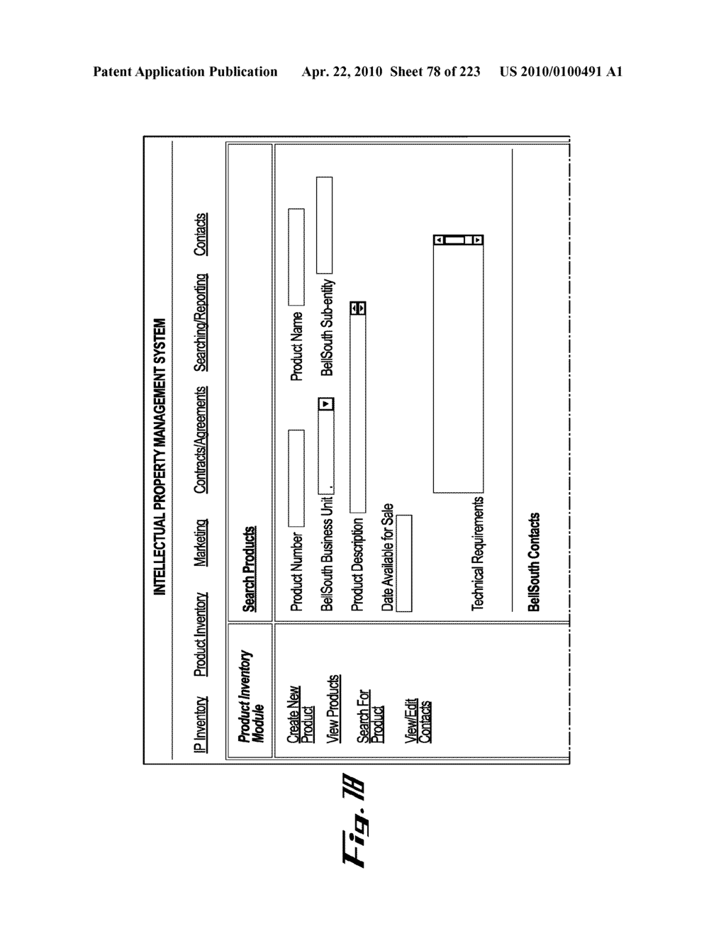 System and Method for Managing Intellectual Property Life Cycles - diagram, schematic, and image 79