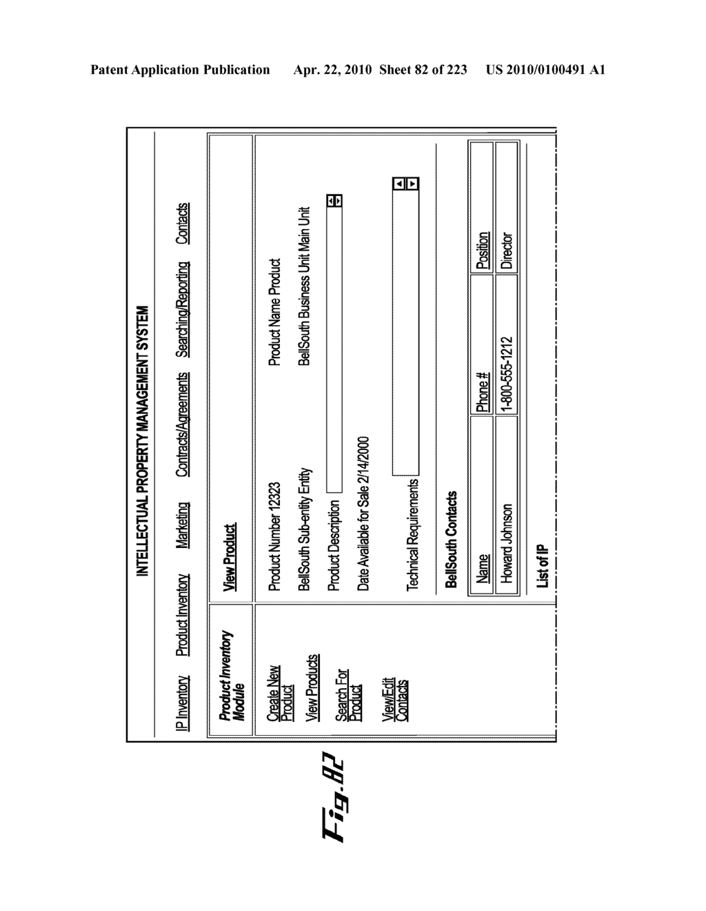 System and Method for Managing Intellectual Property Life Cycles - diagram, schematic, and image 83