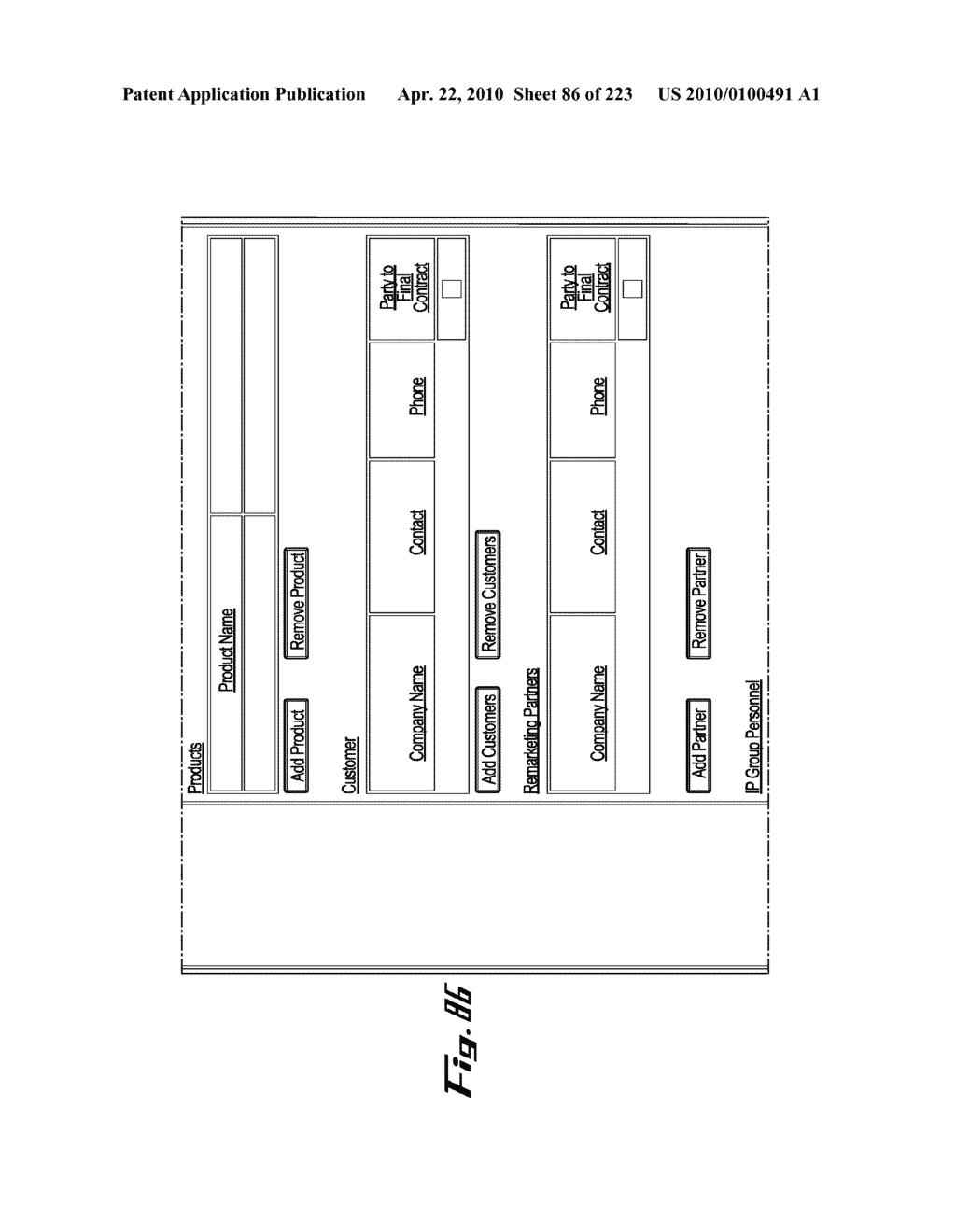 System and Method for Managing Intellectual Property Life Cycles - diagram, schematic, and image 87