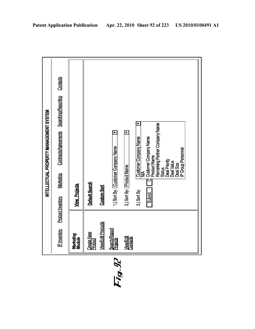 System and Method for Managing Intellectual Property Life Cycles - diagram, schematic, and image 93