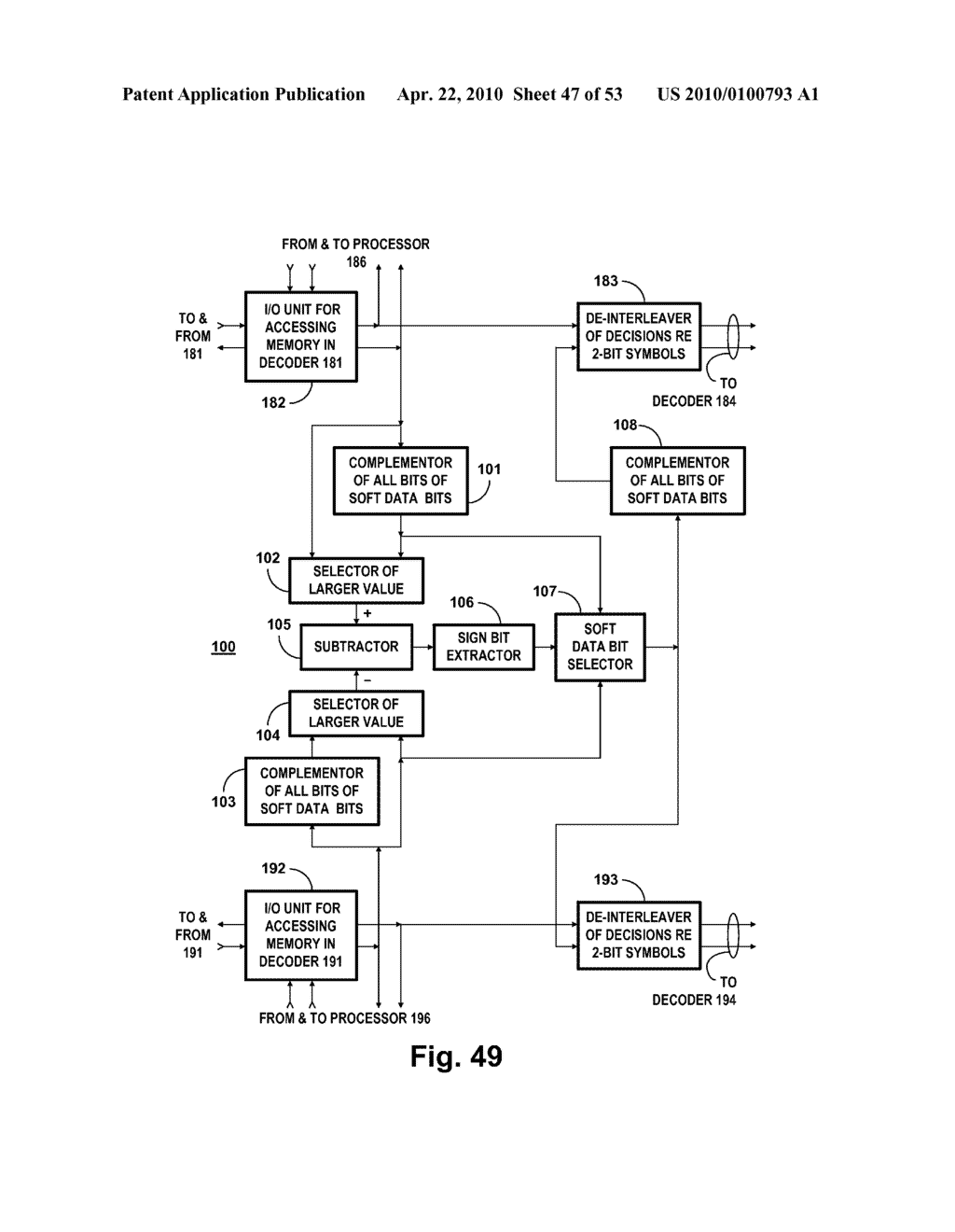 DIGITAL TELEVISION SYSTEMS EMPLOYING CONCATENATED CONVOLUTIONAL CODED DATA - diagram, schematic, and image 48