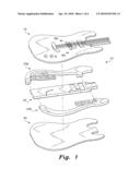 Semi-hollow body for stringed instruments diagram and image