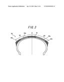 PNEUMATIC TIRE FOR MOTORCYCLE diagram and image