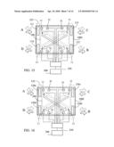 Double flow-circuit heat exchange device for periodic positive and reverse directional pumping diagram and image