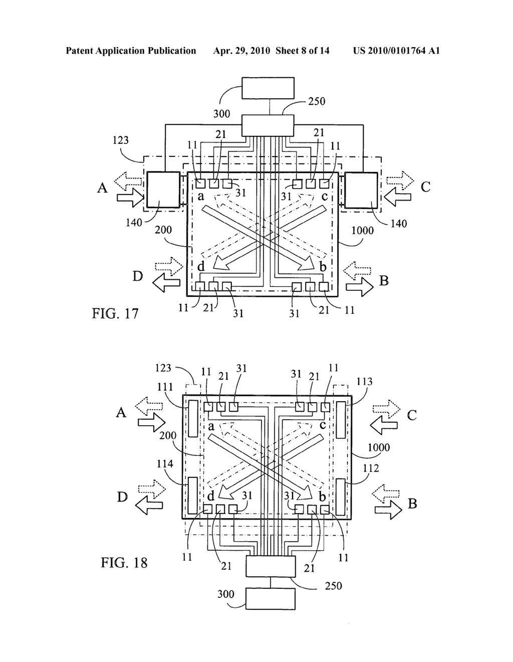 Double flow-circuit heat exchange device for periodic positive and reverse directional pumping - diagram, schematic, and image 09