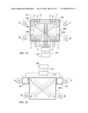 Double flow-circuit heat exchange device for periodic positive and reverse directional pumping diagram and image