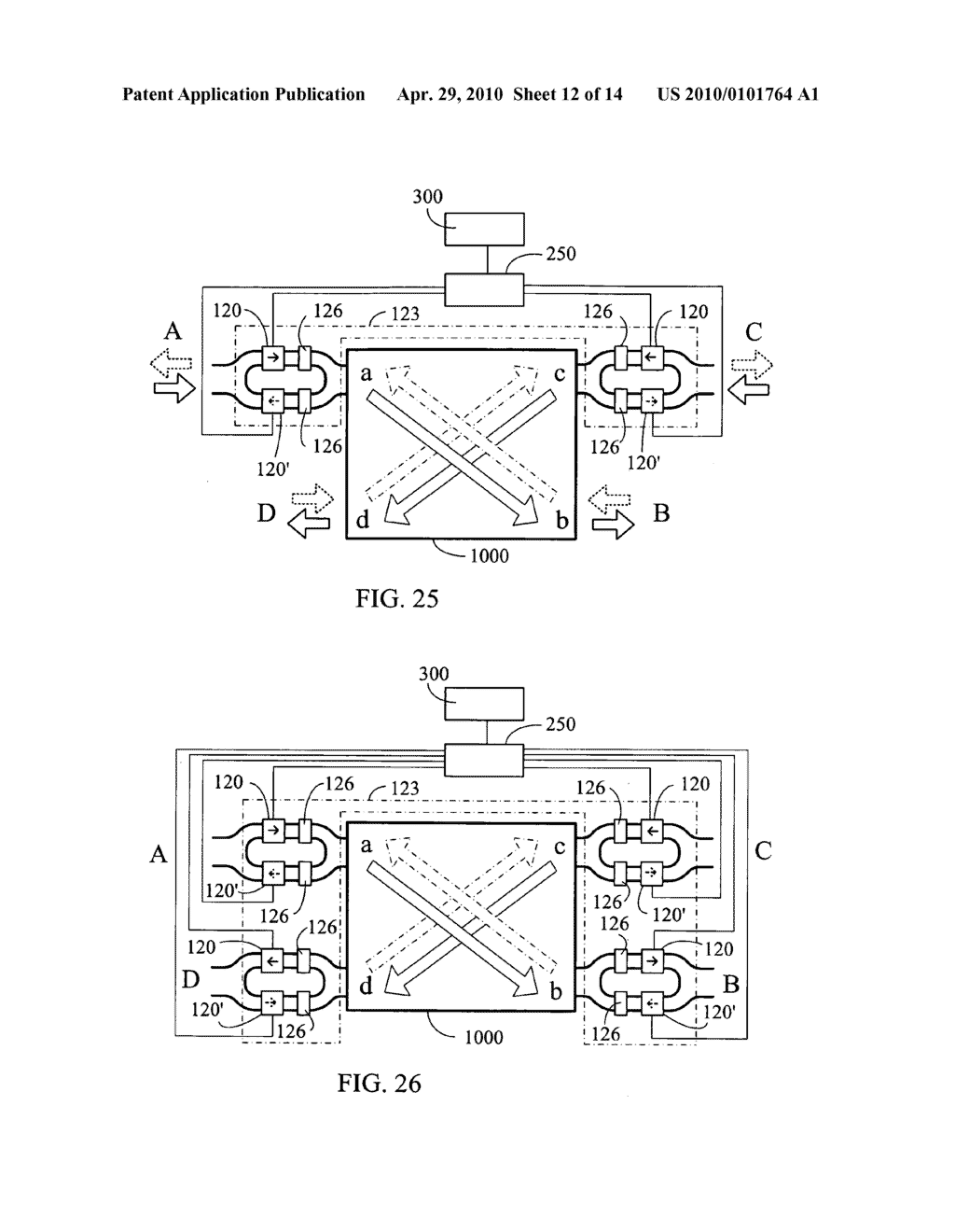 Double flow-circuit heat exchange device for periodic positive and reverse directional pumping - diagram, schematic, and image 13