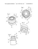 Screw cap, container body and container diagram and image