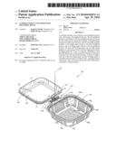 TAMPER EVIDENT CONTAINER WITH FRANGIBLE HINGE diagram and image