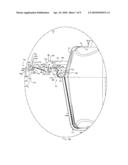 TAMPER EVIDENT CONTAINER WITH FRANGIBLE HINGE diagram and image