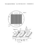 Method of Local Electro-Magnetic Field Enhancement of Terahertz (THz) Radiation in Sub Wavelength Regions and Improved Coupling of Radiation to Materials through the Use of the Discontinuity Edge Effect diagram and image