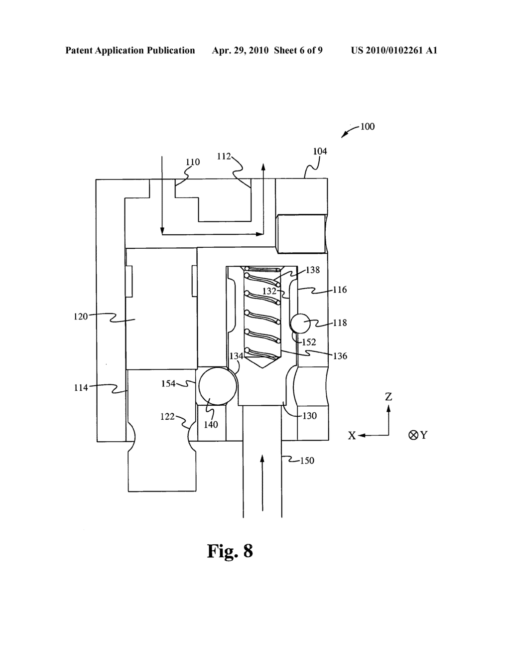 Microfluidic valve mechanism - diagram, schematic, and image 07