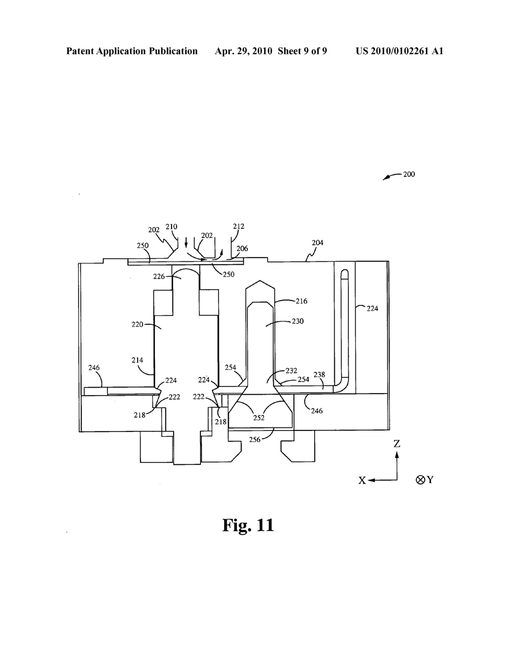 Microfluidic valve mechanism - diagram, schematic, and image 10