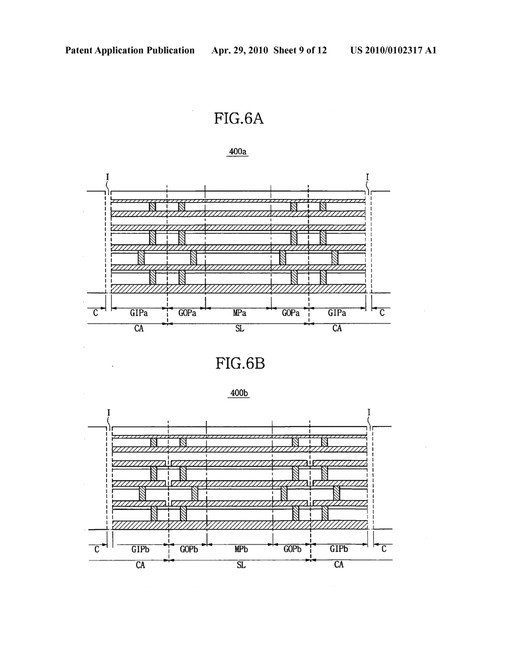 Semiconductor wafer, semiconductor device, semiconductor module and electronic apparatus including guard ring patterns and process monitoring pattern - diagram, schematic, and image 10