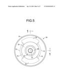 Fluid filled type vibration damping device diagram and image