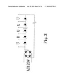 LED LIGHT STRING WITH ZENER DIODES OR RESISTORS AS SHUNTS diagram and image