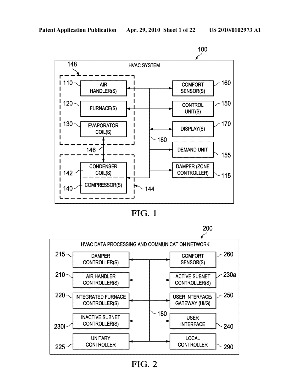 ALARM AND DIAGNOSTICS SYSTEM AND METHOD FOR A DISTRIBUTED-ARCHITECTURE HEATING, VENTILATION AND AIR CONDITIONING NETWORK - diagram, schematic, and image 02