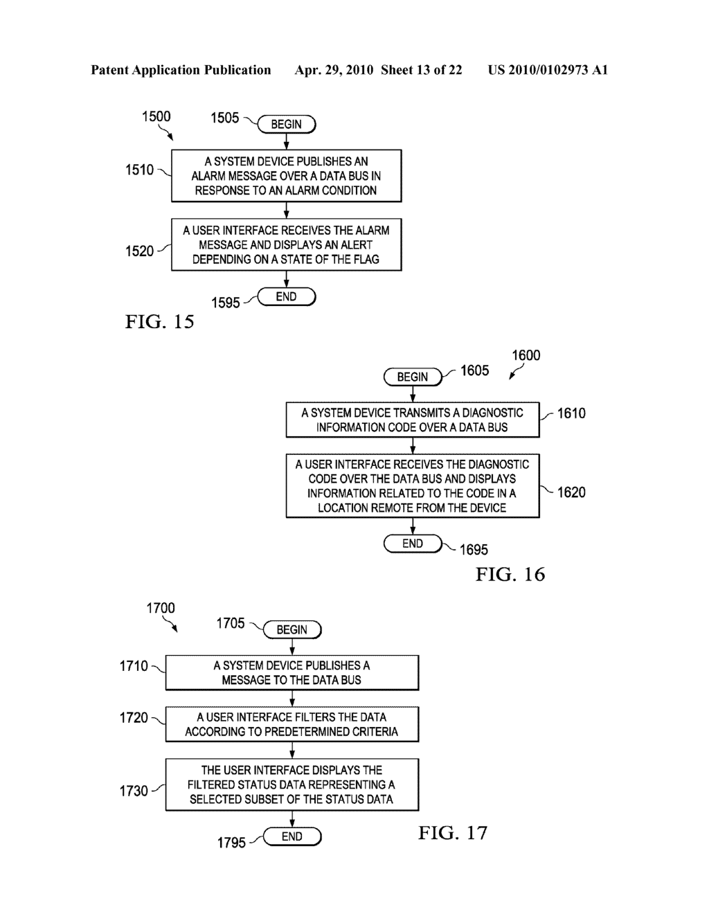 ALARM AND DIAGNOSTICS SYSTEM AND METHOD FOR A DISTRIBUTED-ARCHITECTURE HEATING, VENTILATION AND AIR CONDITIONING NETWORK - diagram, schematic, and image 14