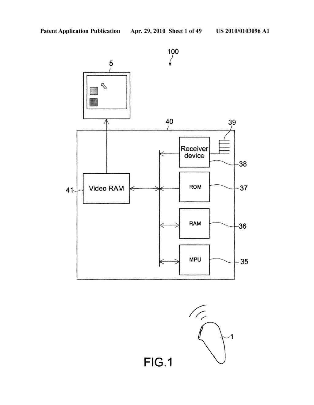 INPUT APPARATUS, CONTROL APPARATUS, CONTROL SYSTEM, CONTROL METHOD, AND HANDHELD APPARATUS - diagram, schematic, and image 02