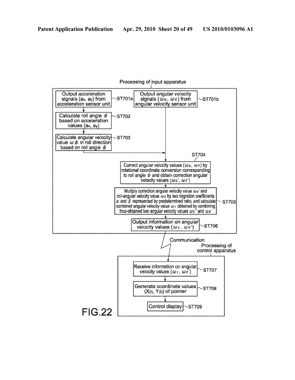 INPUT APPARATUS, CONTROL APPARATUS, CONTROL SYSTEM, CONTROL METHOD, AND HANDHELD APPARATUS - diagram, schematic, and image 21