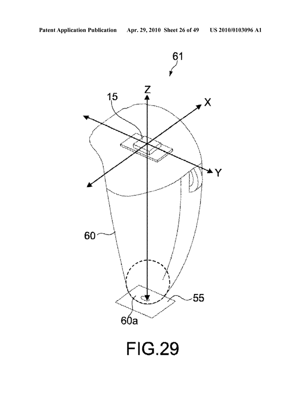 INPUT APPARATUS, CONTROL APPARATUS, CONTROL SYSTEM, CONTROL METHOD, AND HANDHELD APPARATUS - diagram, schematic, and image 27