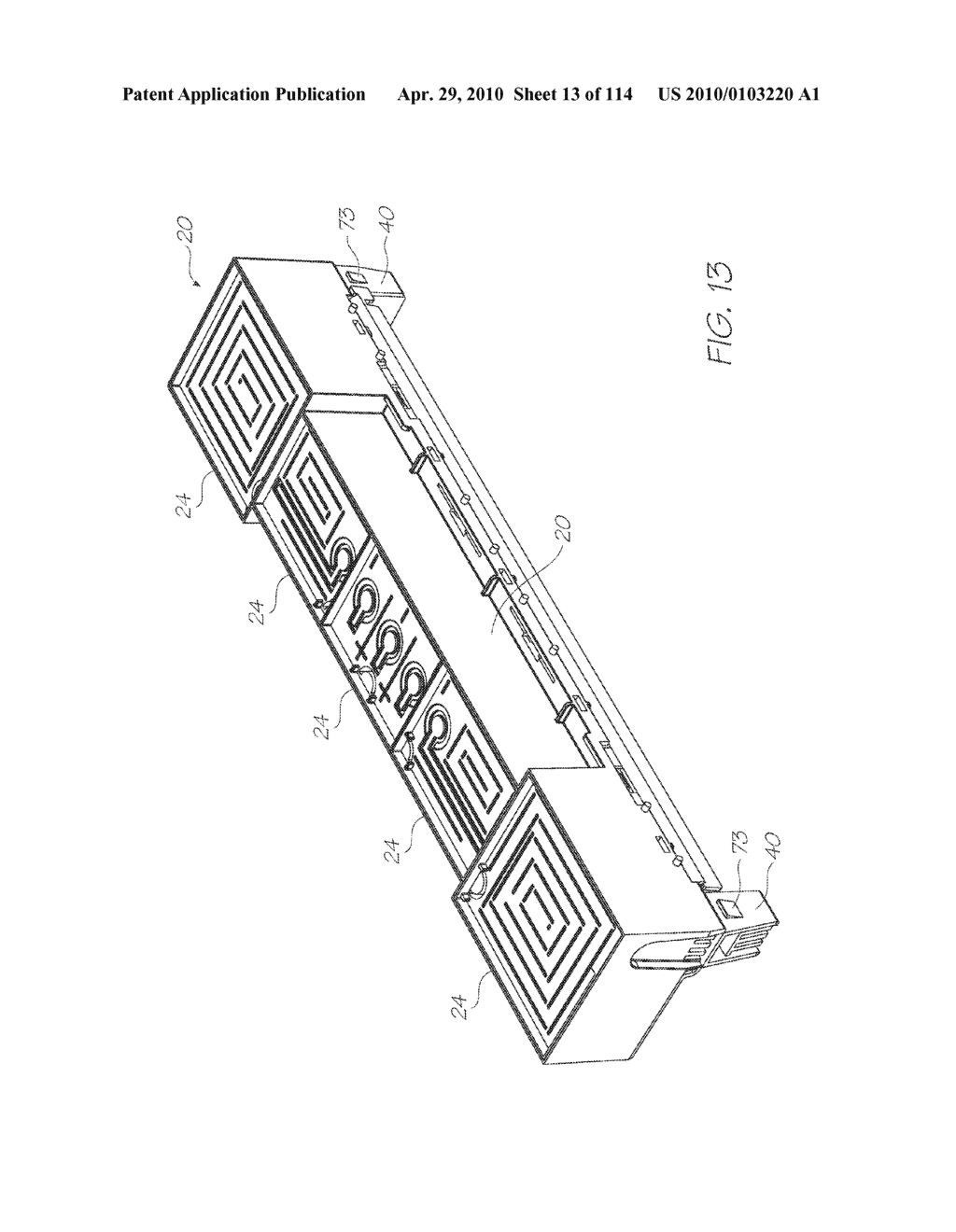 Print Engine For Inkjet Printer - diagram, schematic, and image 14