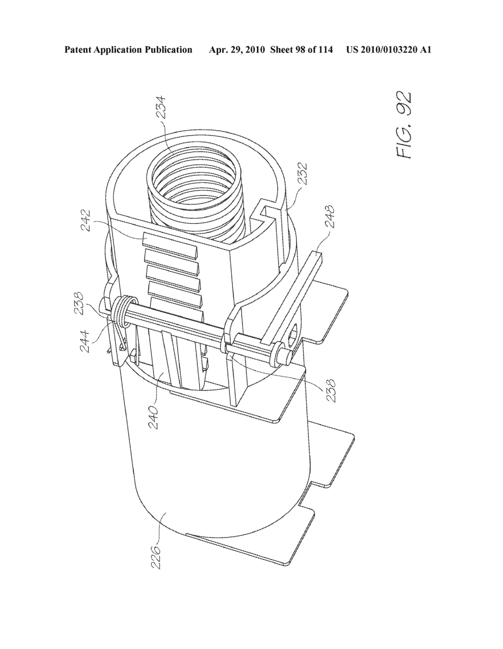 Print Engine For Inkjet Printer - diagram, schematic, and image 99