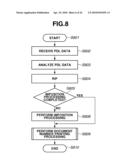 IMAGE PROCESSING APPARATUS, DOCUMENT NUMBER ADDING METHOD, AND STORAGE MEDIUM diagram and image