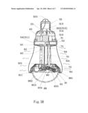 LED LAMP BULB STRUCTURE diagram and image