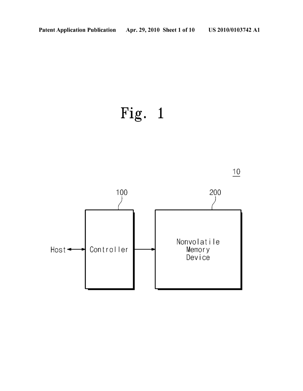 METHOD OF OPERATING NONVOLATILE MEMORY DEVICE AND MEMORY SYSTEM - diagram, schematic, and image 02