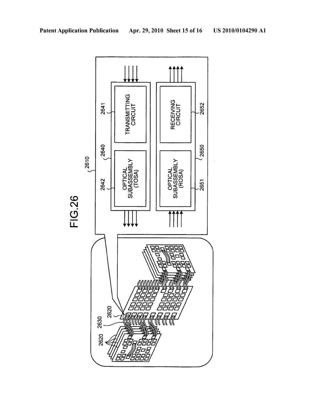 Optical subassembly manufacturing method, optical subassembly, OSA array, optical interconnecting device, WDM oscillator, and receiving circuit - diagram, schematic, and image 16