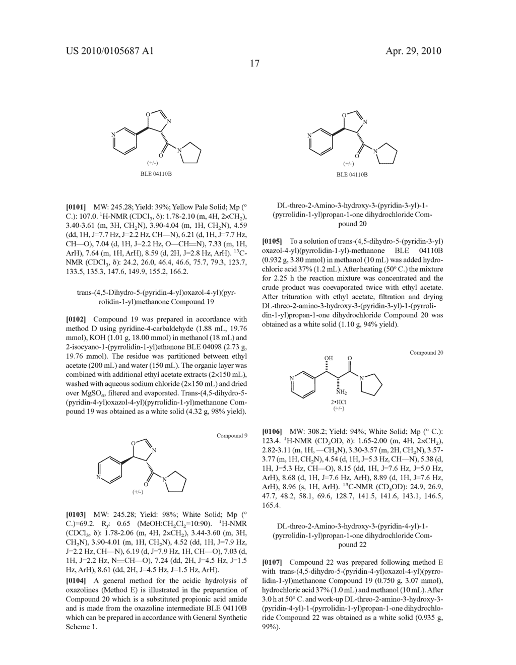METHODS FOR TREATING COGNITIVE DISORDERS USING 1-ARYL-1-HYDROXY-2,3-DIAMINO-PROPYL AMINES, 1-HETEROARYL-1-HYDROXY-2,3-DIAMINO-PROPYL AMINES AND RELATED COMPOUNDS - diagram, schematic, and image 18