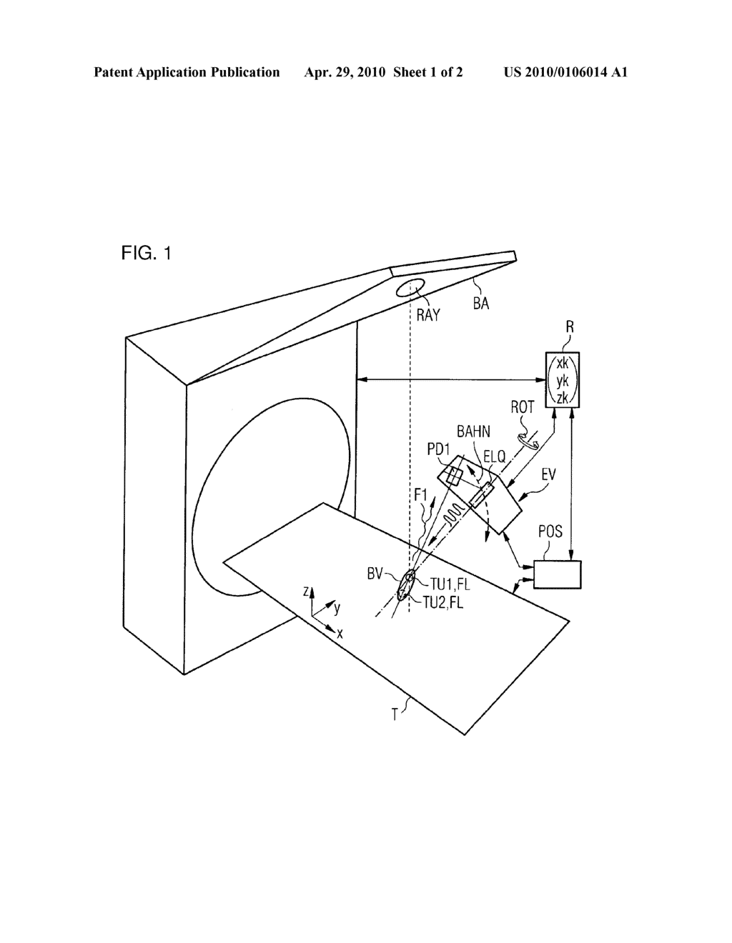 APPARATUS FOR THE SPATIAL LOCALIZATION OF A MOVEABLE BODY PART - diagram, schematic, and image 02