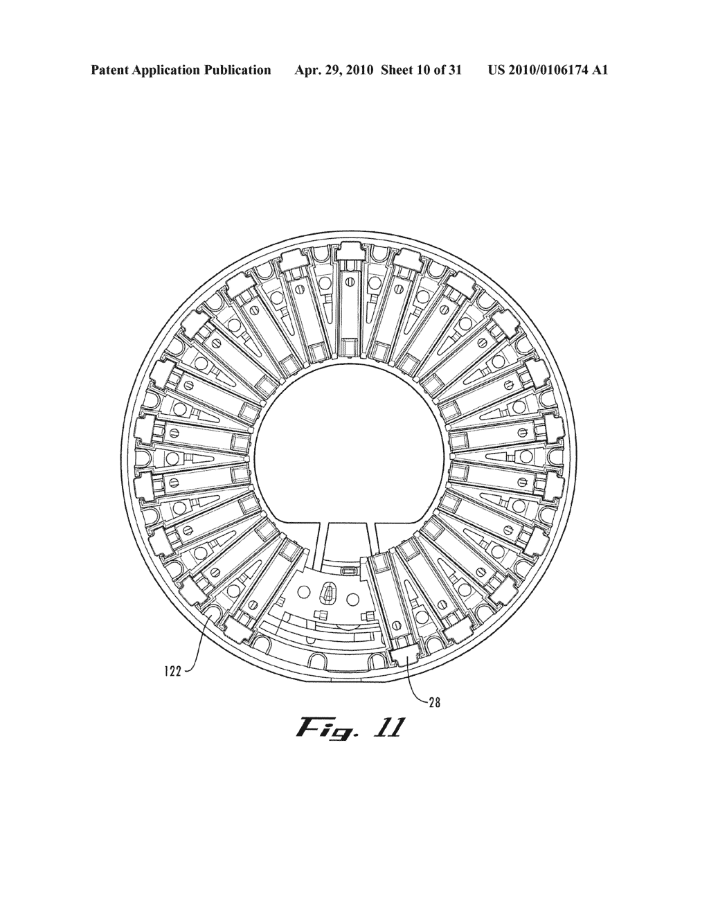 LANCING DEVICE AND MULTI-LANCET CARTRIDGE - diagram, schematic, and image 11